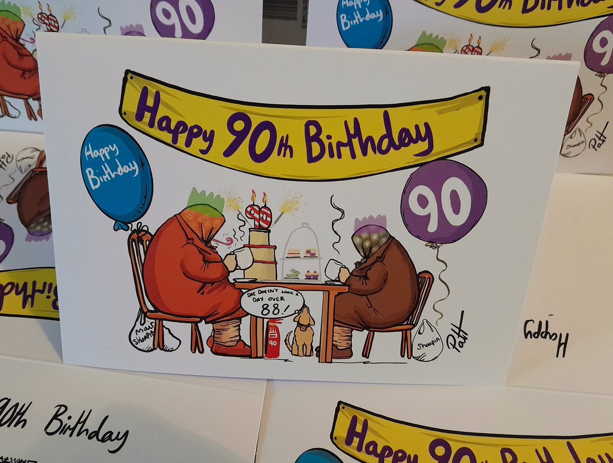 OorPatts's tweet photo. OorPatts is open. Cards and prints from the auld boy fae #Glasgow #MHHSBD @merchantsq Spread the word about #OorPatts the online store where you always get a wee bit extra #ExcellentValue not #London
https://t.co/AjB8Euazc0 https://t.co/YHt6dJZppO
