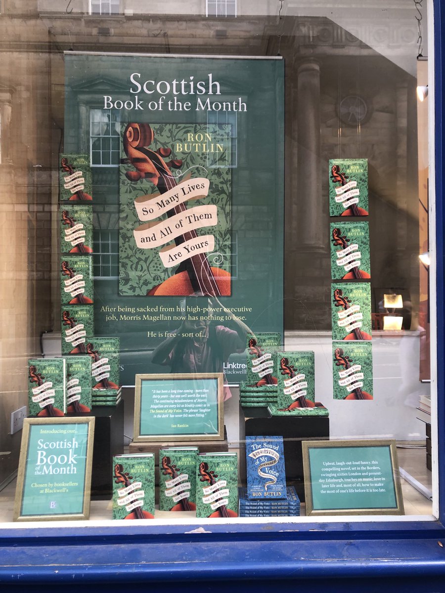Really chuffed that So Many Lives and All of Them Are Yours is SCOTTISH BOOK OF THE MONTH <a href="/BlackwellEdin/">Blackwell's Edinburgh</a> <a href="/PolygonBooks/">Polygon Books</a> <a href="/CreativeScots/">Creative Scotland</a> @scottishbktrust #Novel #amwriting #addiction #Scotland #music