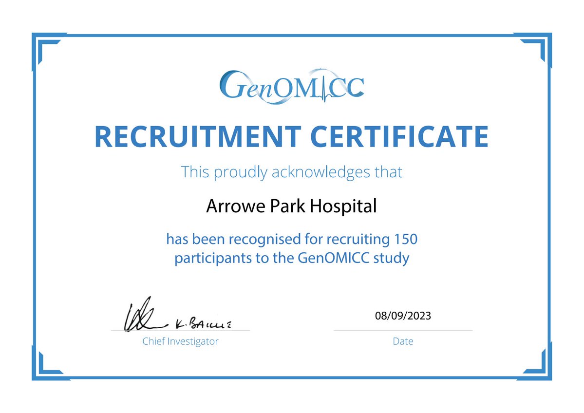 Congratulations to our ITU Team for recruiting their 150th participant to the @GenomiccStudy helping to find the genetic factors that determine outcome in critical illness. #Research #Innovation #NHS 👏