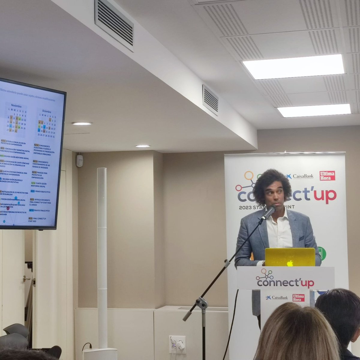 Assistim a la presentació de la nova edició de #connectup per donar suport a l'emprenedoria de Balears. 

Un any més, l'IDI formarà part del jurat d'aquesta iniciativa d'#ultimahora i <a href="/caixabank/">CaixaBank</a>.