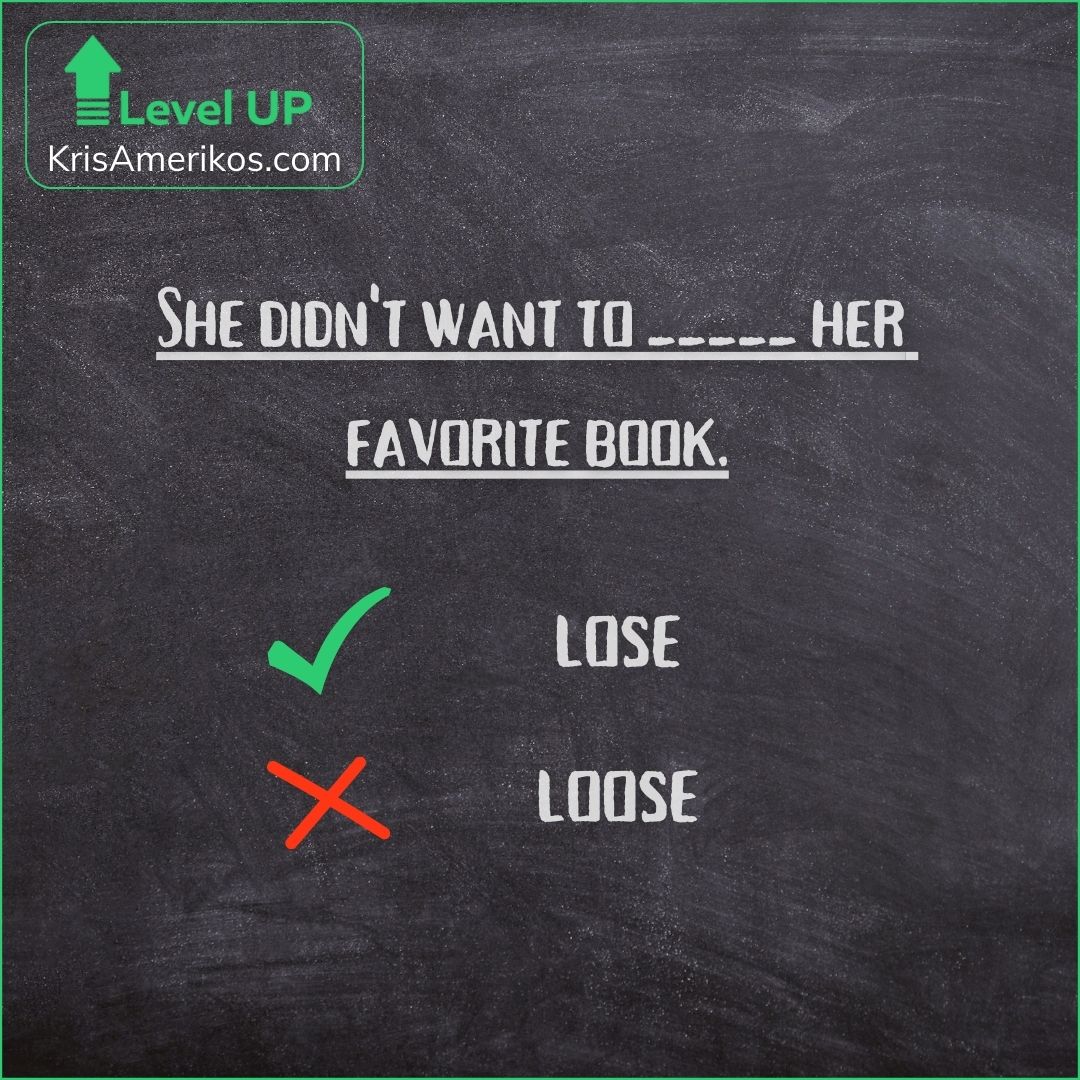 Lose (verb): It means to be deprived of something, to misplace something, or to fail to win a game or competition. 

Learn about more common English mistakes in the video youtu.be/1u-CnqWL1Sg

#SpeakEnglishNow #howtospeakenglish #learnenglishlanguage #englishlearners