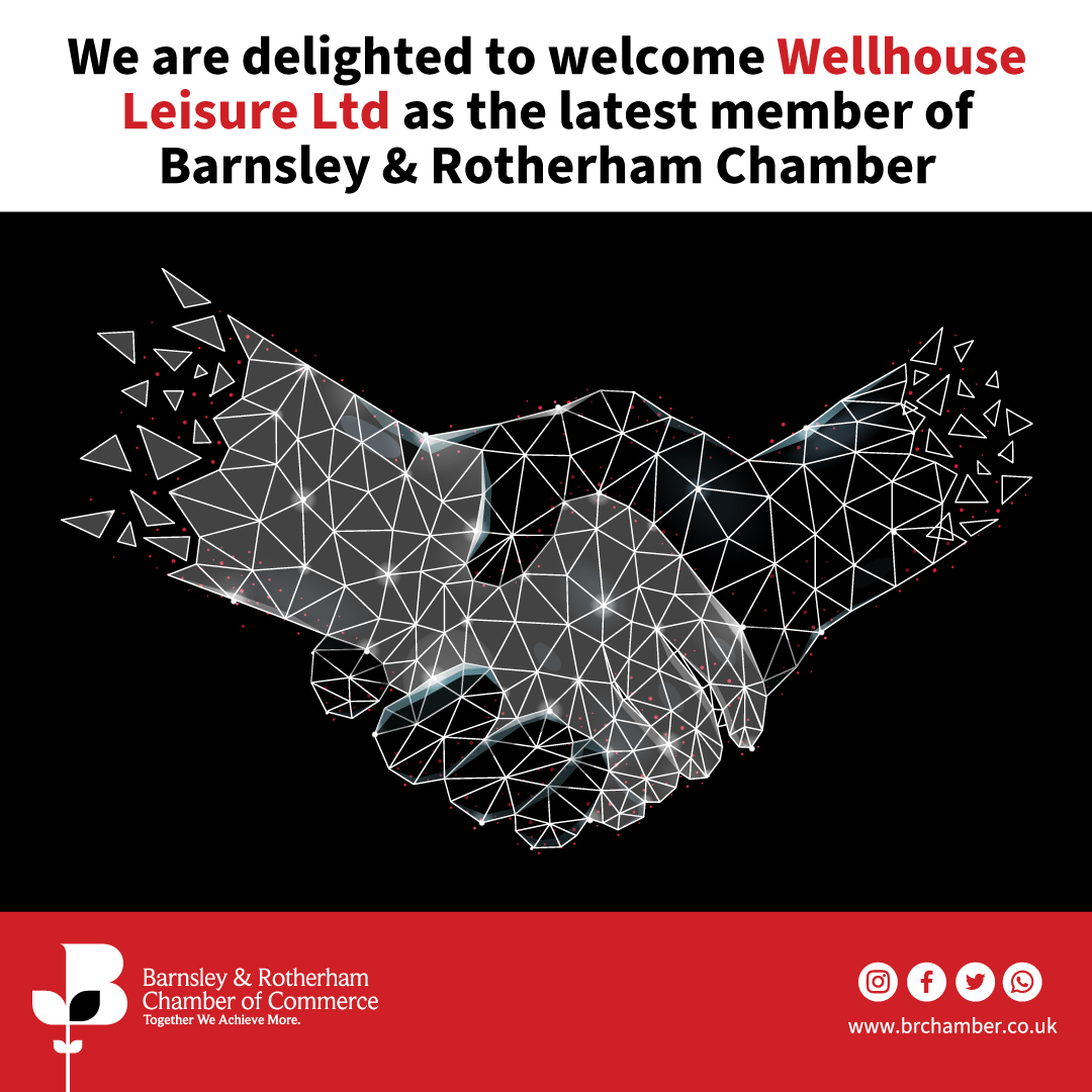 brchamberuk's tweet photo. We are delighted to welcome Wellhouse Leisure Ltd as our latest member.

https://t.co/F45cjtQ6Nk

#newmember #brchamber #Barnsley #Rotherham https://t.co/Me3LJV4F9i
