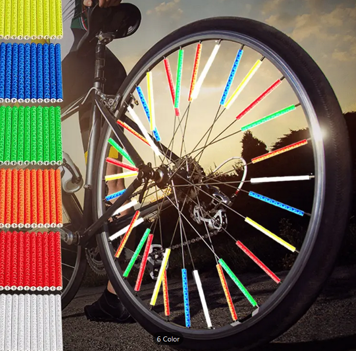 UlicnyMatej's tweet photo. 12pcs Reflective Bicycle Spoke Clips for Night Riding Safety - MTB Bike Reflector Strips and Cycling Accessories 1,48€ https://t.co/NLgYPmuPj2 https://t.co/sYsG56hflQ
