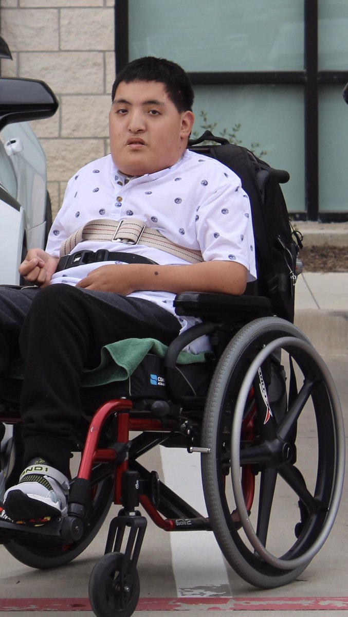 Good luck on your first day back at school…Joseph has not attended in person school since spring break of 2020… that was when his mobility issues started…He will start an 18+ vocational program by the school district for special needs students.  Have a great day…