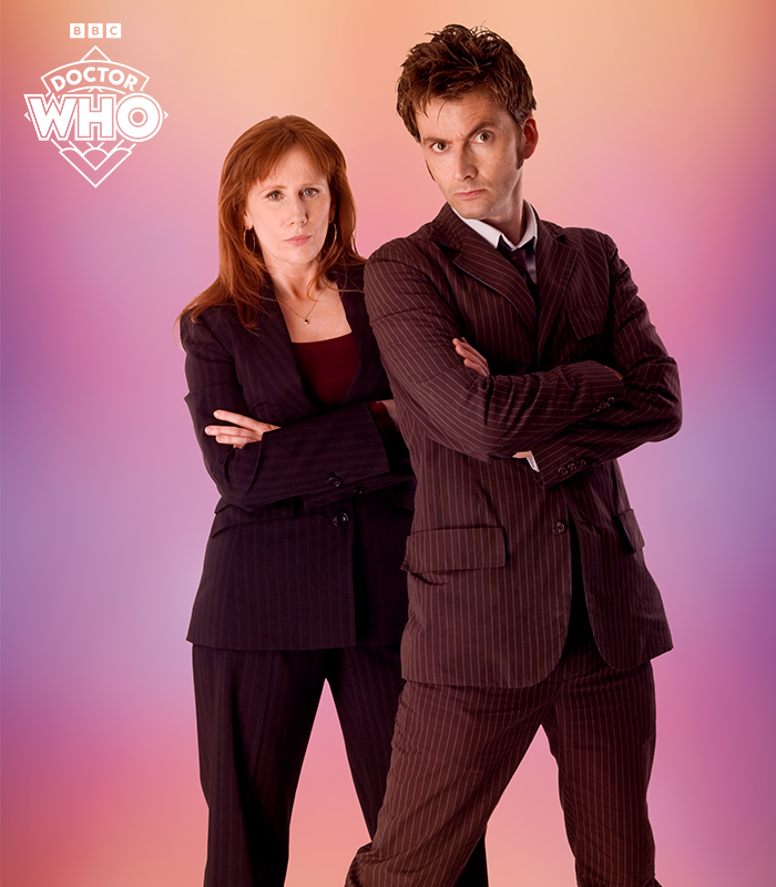 bbcdoctorwho's tweet photo. 15 years later and they're Partners in Crime once more! ❤️❤️➕🔷 #DoctorWho https://t.co/Nw48eC5jjb