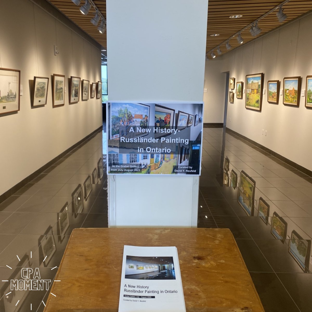 This week is Mennonite Heritage Week, an opportunity to share about Mennonite history and culture.  Here is a flashback to our previous Gallery Exhibit “A New History - Russlander Painting in Ontario.”.