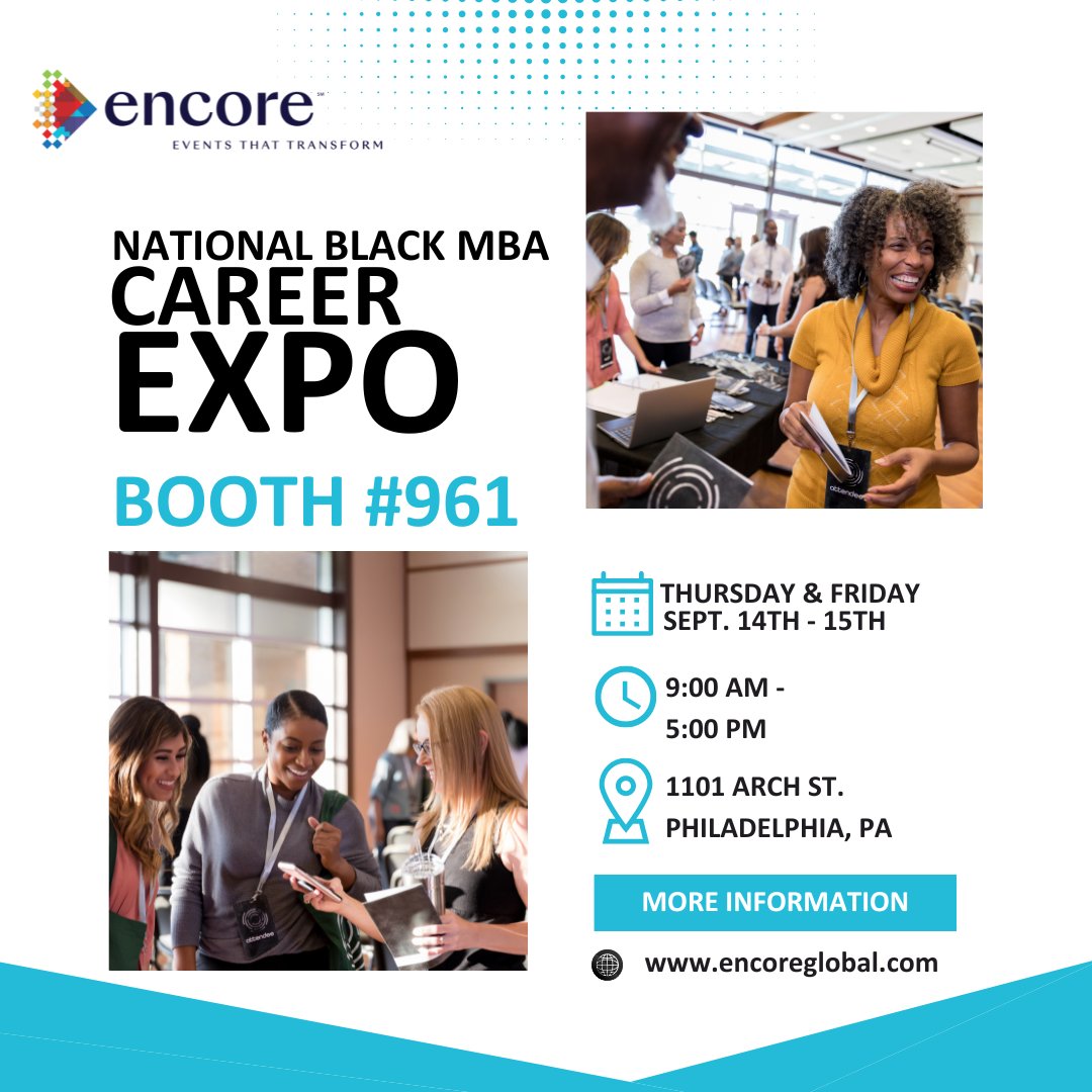 We are two days away and our excitement is bubbling over! - See you all on Thursday & Friday- Booth #961!

#nationalblackmba #NBMBAA #TheBlackMBA #FWD23 #Forward2023 #BlackMBAFWD23 #conference #businessconference #mbagraduate