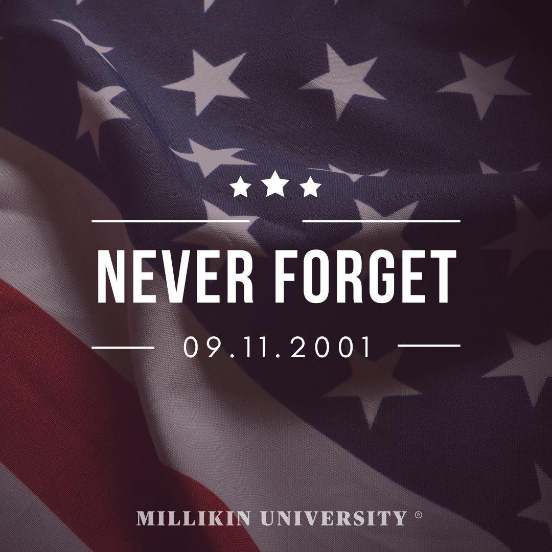 Today, we honor those who lost their lives on September 1st, 2001. 🇺🇸

#neverforget