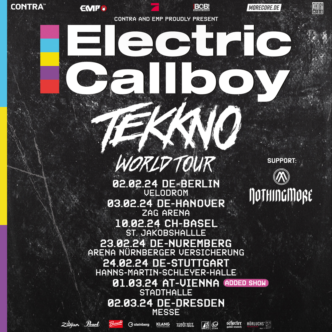 Stoked to join @ElectricCallboy in 2024 on their European run! More big news for Europe coming soon... TIX AVAILABLE AT LINK IN BIO OR NOTHINGMORE.NET