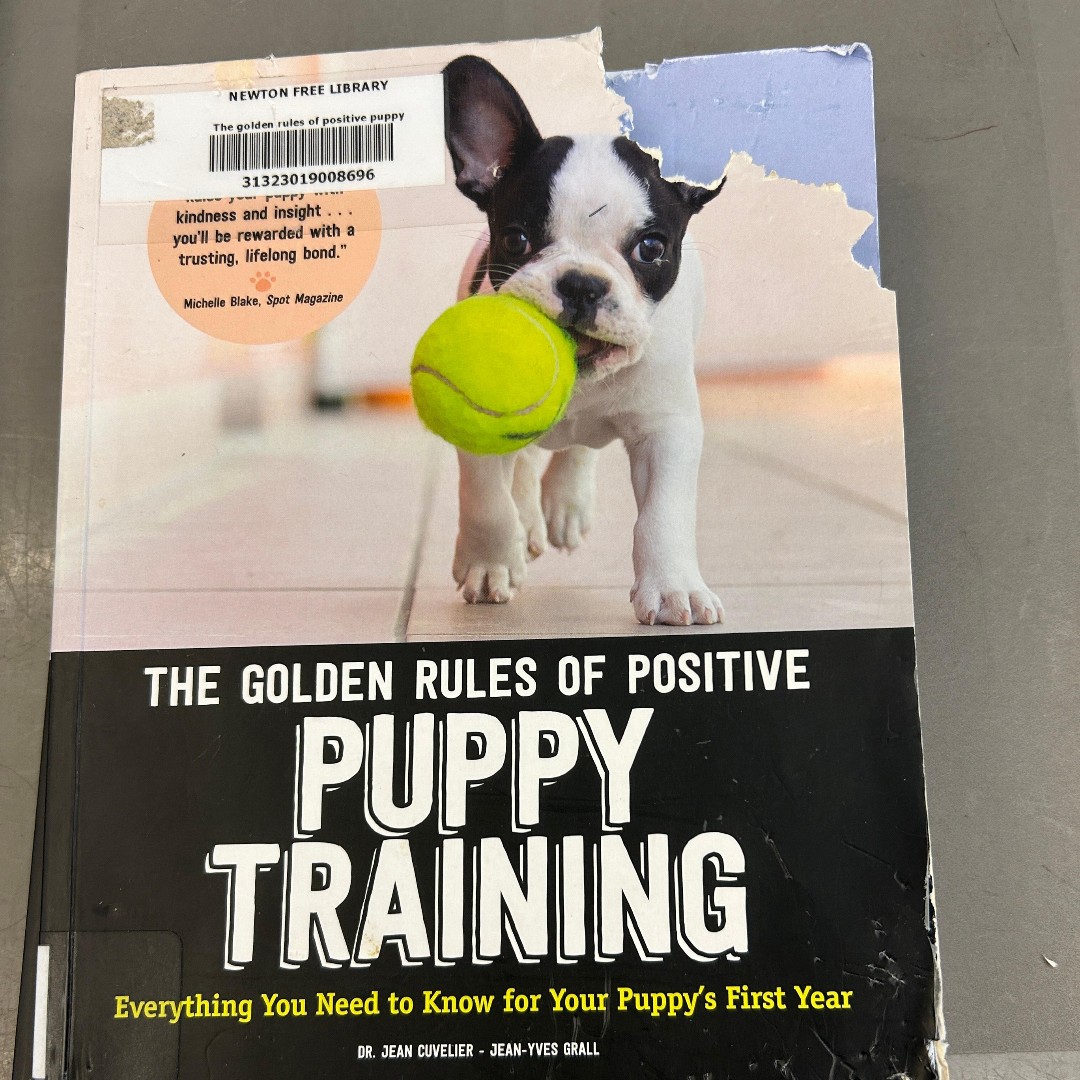 NewtonFreeLib's tweet photo. A not-so-successful dog training π
(hint: you can see the teeth marks on the corner if you look closely)
#NewtonFreeLibrary #NewtonMA https://t.co/pRNEld6X3G