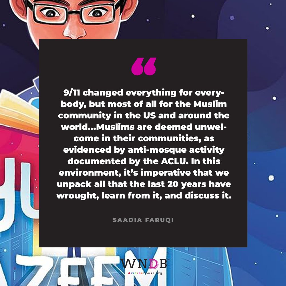 “The best way to talk about 9/11 is to actually talk about it. Not just the attacks, but also the repercussions felt all over the world.” On the anniversary of 9/11, we encourage revisiting author @SaadiaFaruqi’s powerful essay: bit.ly/45Emb4A