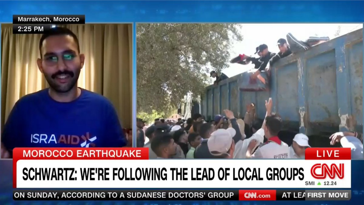 Ethan Schwartz spoke with @cnni about IsraAID's initial response to the earthquake in #Morocco. 'Everything we do is being led by community groups. We're following their lead and they're taking us where the needs are greatest.' youtu.be/BdT83bbxTMw