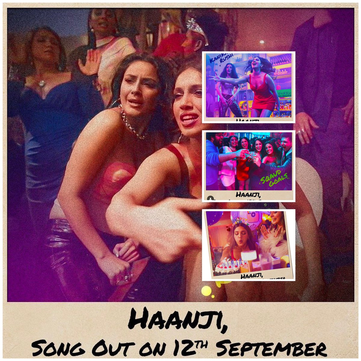 Hanji are we ready for HANJI The party anthem of the year drops tomorrow #Haanji
#Haanji Drops on September 12th, 2023!
#ThankYouForComing #ComebackOfTheChickFlick #DontForgetToCome
#ShehnaazGill