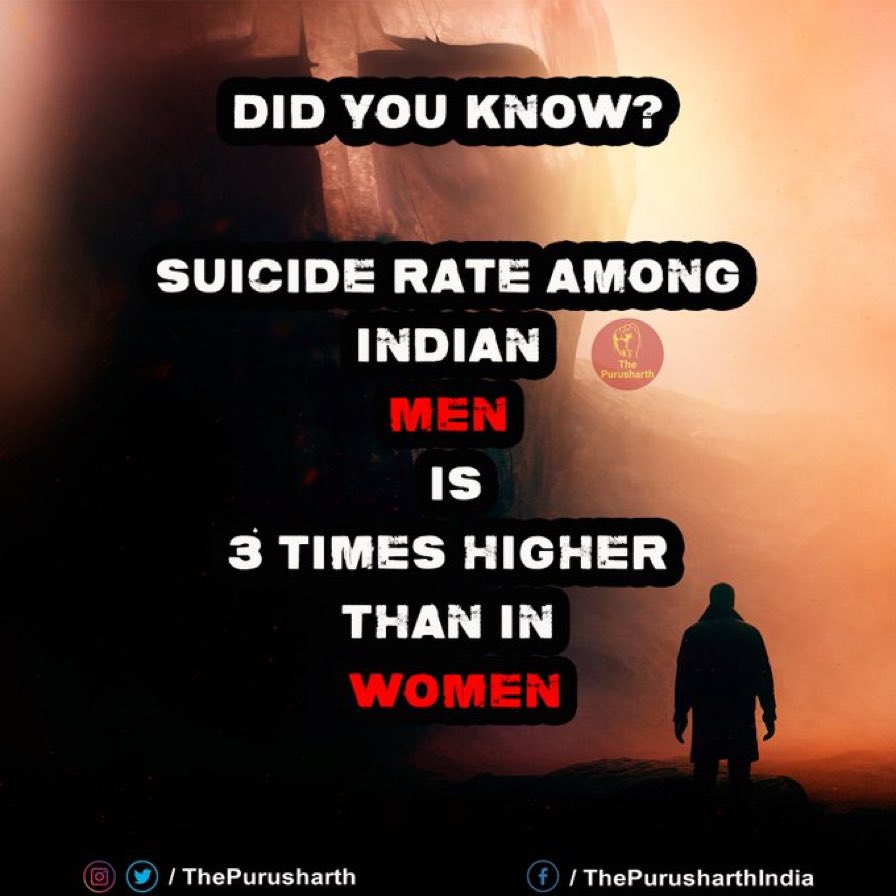 _dharam_vir's tweet image. #MaleSuicides #SaveMen #SaveSociety #WorldSuicidePreventionDay #WorldSuicidePreventionDay2023