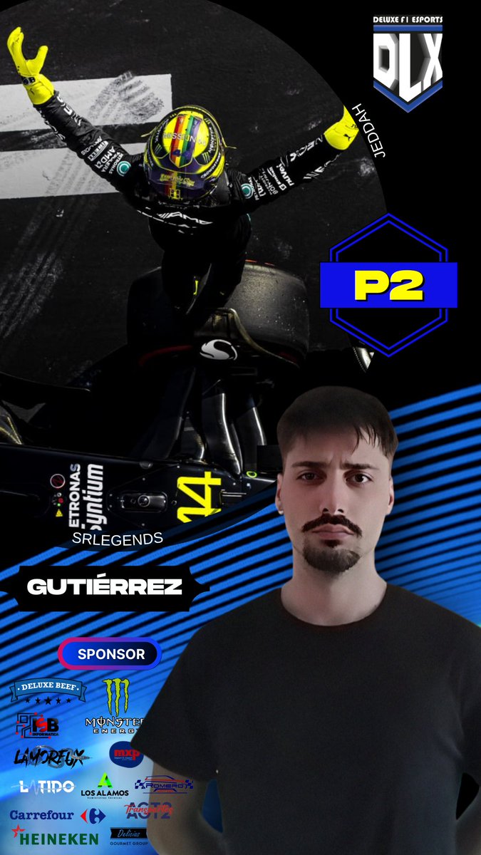 deluxef1esports's tweet photo. La @srlegendsf1 llegaba a Arabia Saudi, con enorme actuación de @Walo_SimR y @dGutierrezJim con P1 y P2

No tuvieron buena suerte Abel en div 1 y @DavidJura80 en Div 2. 

Próxima parada Australia https://t.co/qMbLpB8LSO