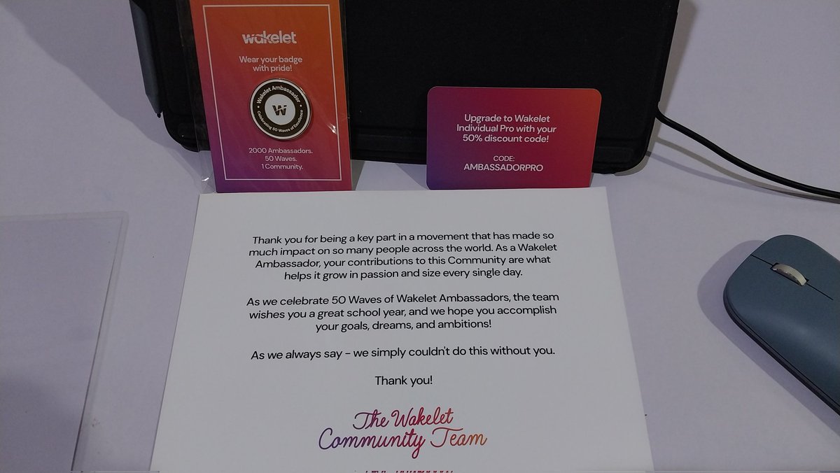 Shanizan8's tweet photo. Thank you very much @wakelet for this awesome and nice gift. Really excited 💙🕺🎉

2000 ambassadors
50 waves
1 community

#WakeletWave  #WakeletMY #15thWave https://t.co/qDCN6x61FY
