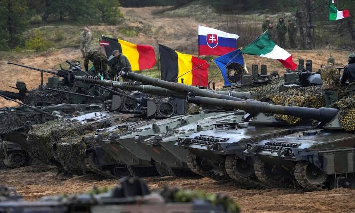 chawla_paras's tweet photo. 🚨 JUST IN: NATO announces its largest military exercise since the Cold War in 2024! 🌐
👥 41,000 troops
✈️ 500 air combat missions
🚢 Over 50 ships
A strong show of readiness and cooperation! 🛡️🤝
#NATOMilitaryExercise #NATO #G20SummitDehli #G20SummitIndia https://t.co/kfySHtnQMe