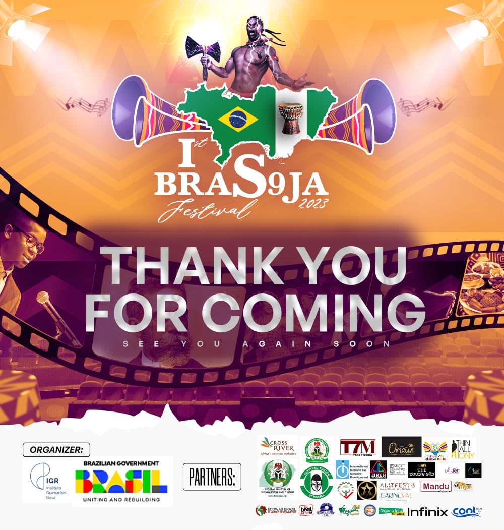 AbayomiAgbomire's tweet photo. To everyone that was a part of our BraS9ja festival celebrating the independence anniversary of Brazil. We say a big thank you to you all. #StoryTelling #Bras9ja #Brasil #Nigeria #PerfectMedia #Independence 🇧🇷 🇳🇬 https://t.co/82P39f0Css