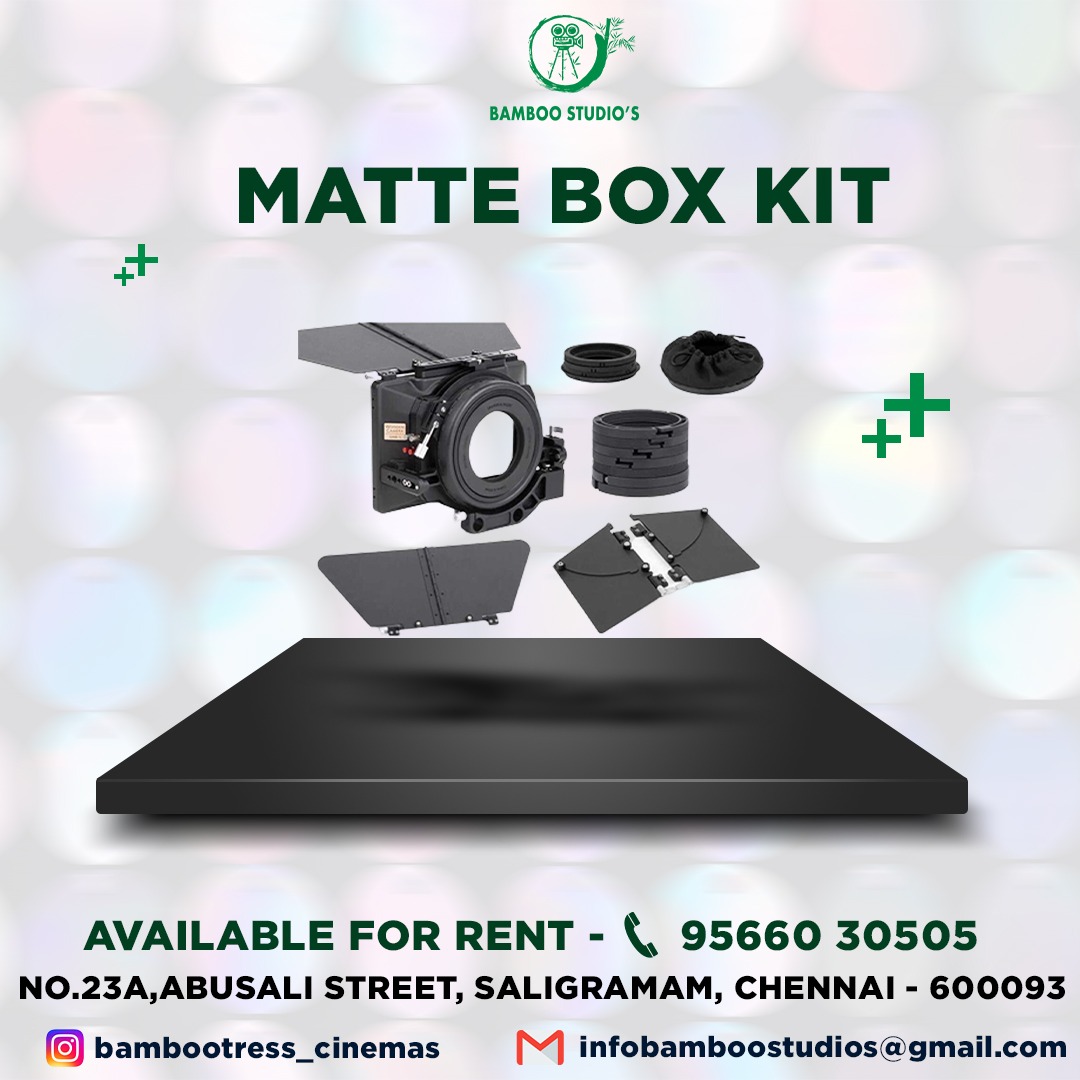 bambootrees01's tweet photo. 📸 Pro-quality filmmaking made easy with a matte box kit 
🔹 Eliminate unwanted glare and reflections 
🔹 Control light with precision
#matteboxkit #cameraRental #capturethemoment #cinematicmagic #rentalcamera #camerarentalhouse #photorental #cameraequipment #photostudiorental https://t.co/pkuoAr4R7h