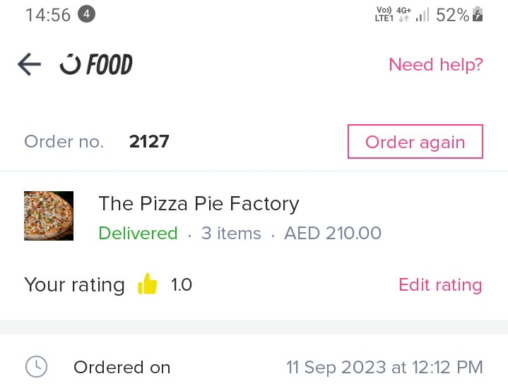 myselfmja's tweet photo. @noon ORDER2127 HATSOFF 2 T MISLEADING NOON TEAM I PLACED ORDER @ 12.12 RECVD ORDER AT 2.45 WHILE I WS ON CALL WTH A REP ORDER RECVD WS FROZEN&amp;T ODAESITY OF THE TEAM THEY BLOCK ME FRM ENQUIRIES 9 TIMES SCREENSHOT ATACHED ALSO WHILE CHATING #noonfood #Food #noon #hungry #consumer https://t.co/xKSQa4FcgP