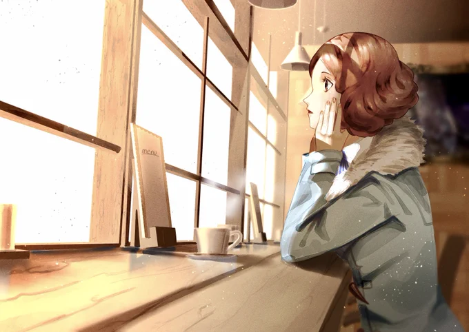 春と冬の喫茶店(再掲)#ペルソナ5 