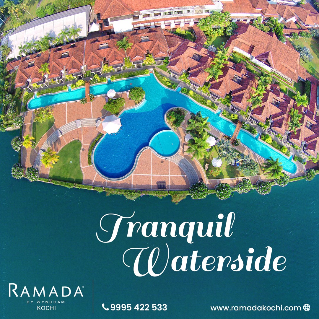 RamadaKochi's tweet photo. "A Lakeside retreat like no other! Ramada Resort Kochi's stunning views of the serene waterside promise a peaceful getaway."

Ramada Resort Kochi
PV Sreedharan Rd, Kumbalam South, Kumbalam, Ernakulam, Kerala 682506
Contact for booking: 0484-7151100

#resort #india #nature #kochi https://t.co/9iTUubiFpZ