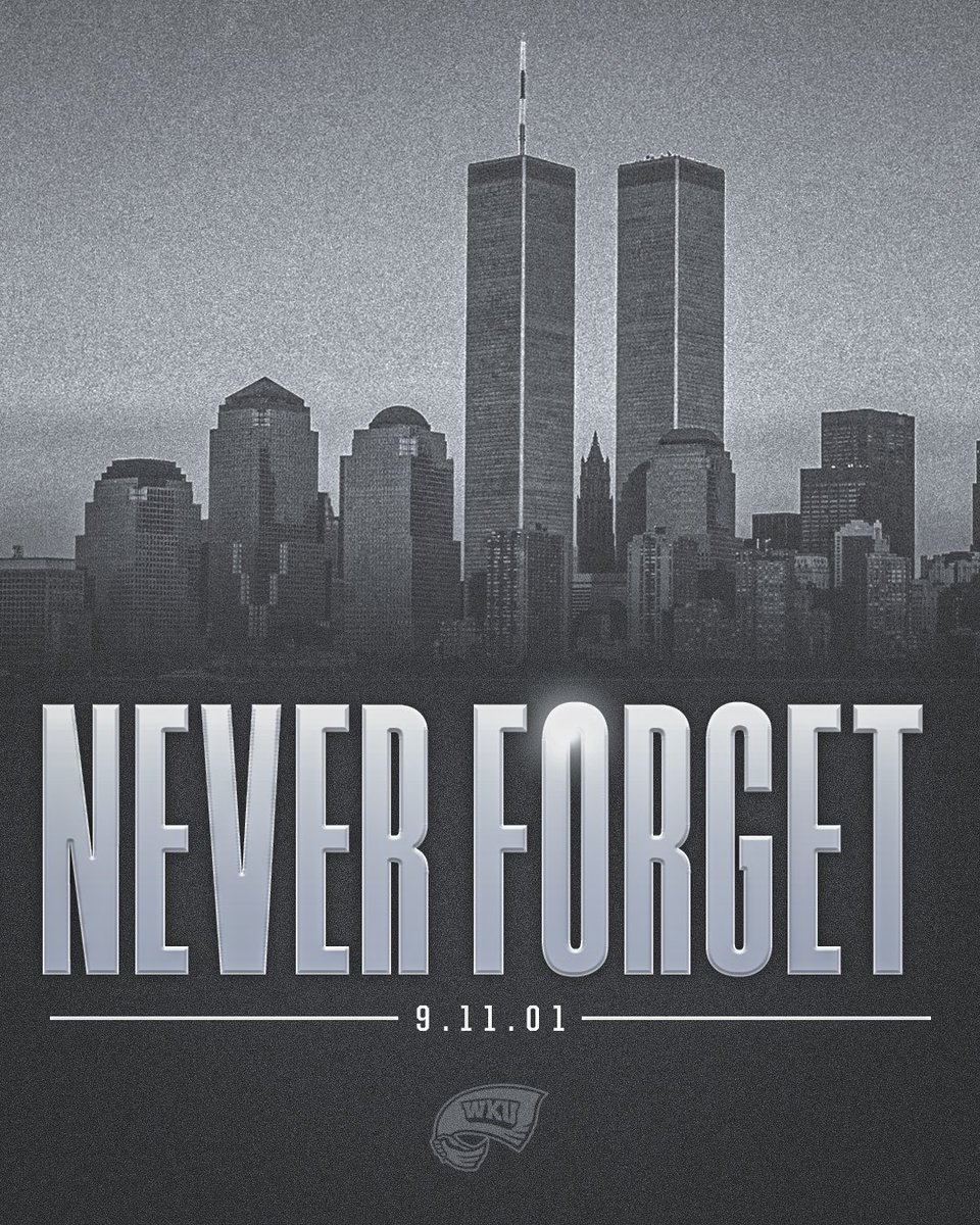 WKUSports's tweet photo. Today we reflect, remember, and honor those we lost. 

Never forget. https://t.co/PxuapFG0WQ