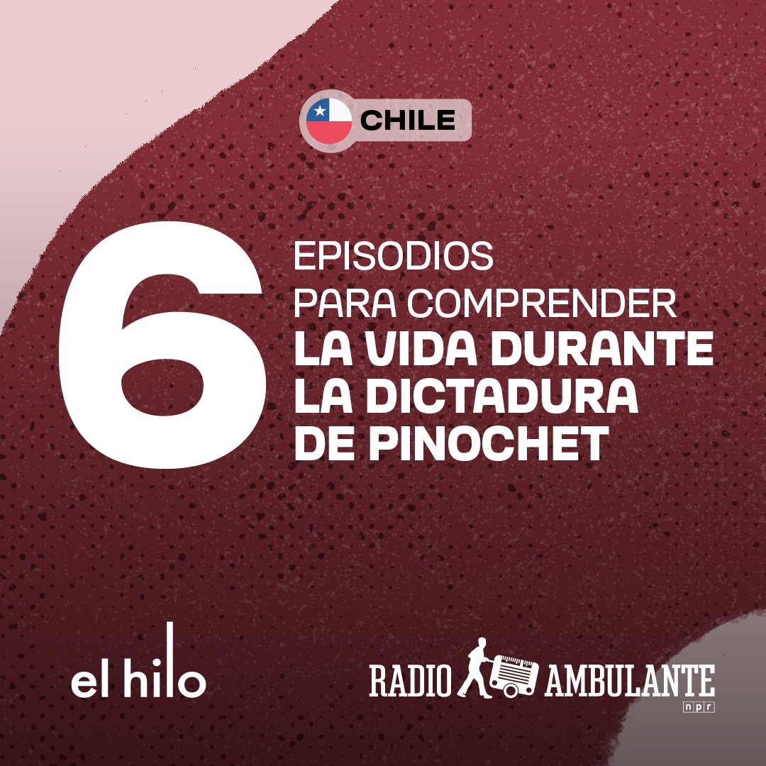 A 50 años del golpe de Estado en Chile, desde Radio Ambulante y <a href="/elhilopodcast/">El hilo</a> compartimos estas historias con protagonistas que cuentan, en voz propia, las heridas que dejó la dictadura y el golpe en sus vidas. 
Abrimos hilo 🧵
La playlist aquí: bit.ly/3ZhgJ59