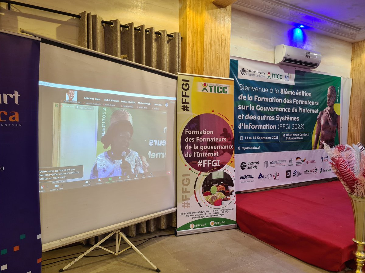 isocbenin's tweet photo. 🚀 La cérémonie d'ouverture de la #FFGI2023 s'est bien déroulée à Cotonou 🇧🇯 en présence de plusieurs leaders et responsables. Plusieurs personnalités et participants ont rejoint aussi en ligne @iticcbf
@SADASmartAfrica
@numeriquebenin

#FFGI2023 #ITICC #GouvernanceInternet https://t.co/SvWot4wx6B