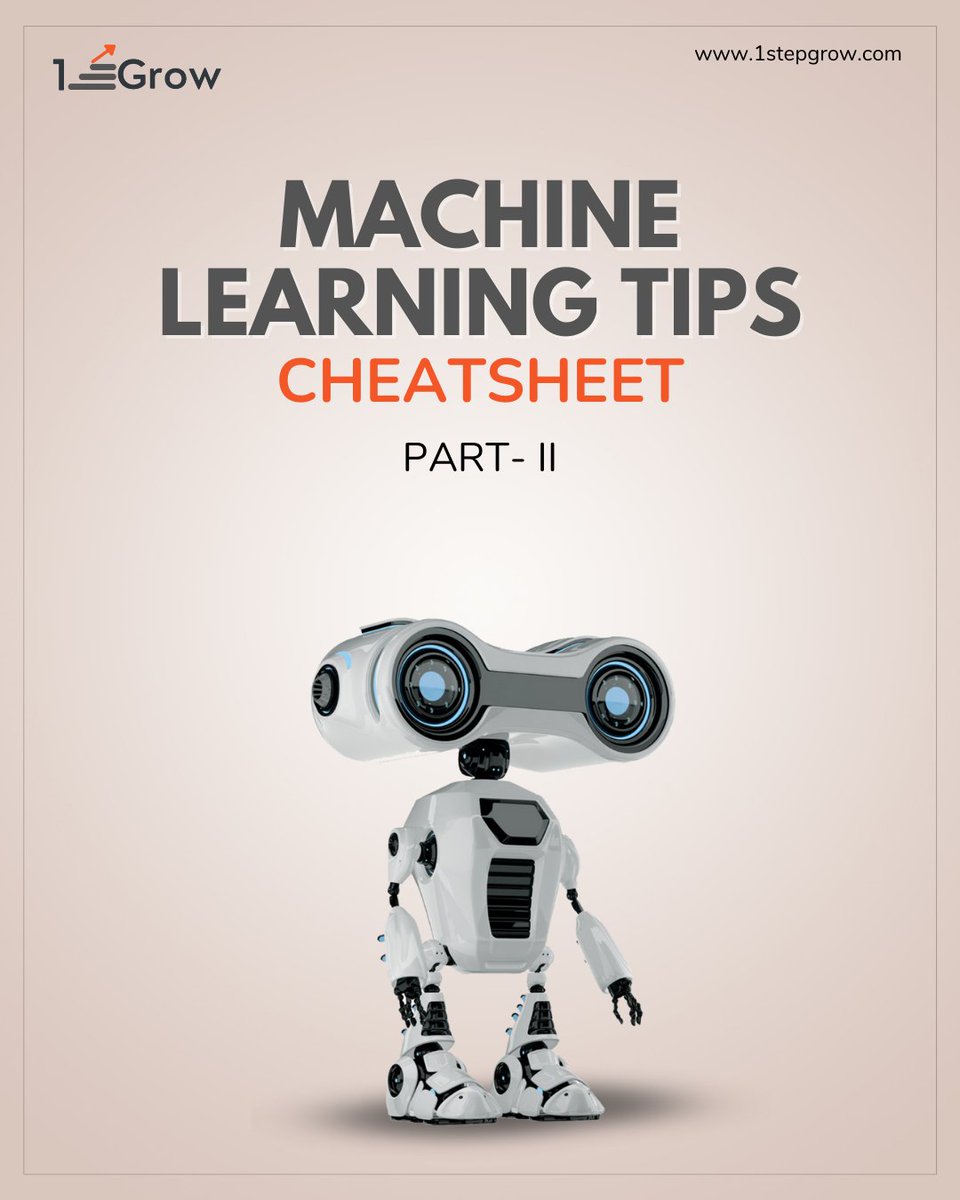 1stepGrow's tweet image. Mastering Machine Learning: Part 2 ๐ค๐ก
๐น Level up your ML game!
๐น Insights that ignite your algorithms!
๐น Uncover the secrets to data wizardry!
Follow @1stepGrow_academy for the full playbook. ๐๐
#MachineLearningMastery #DataScienceTips #AIWisdom #MLAlgorithms