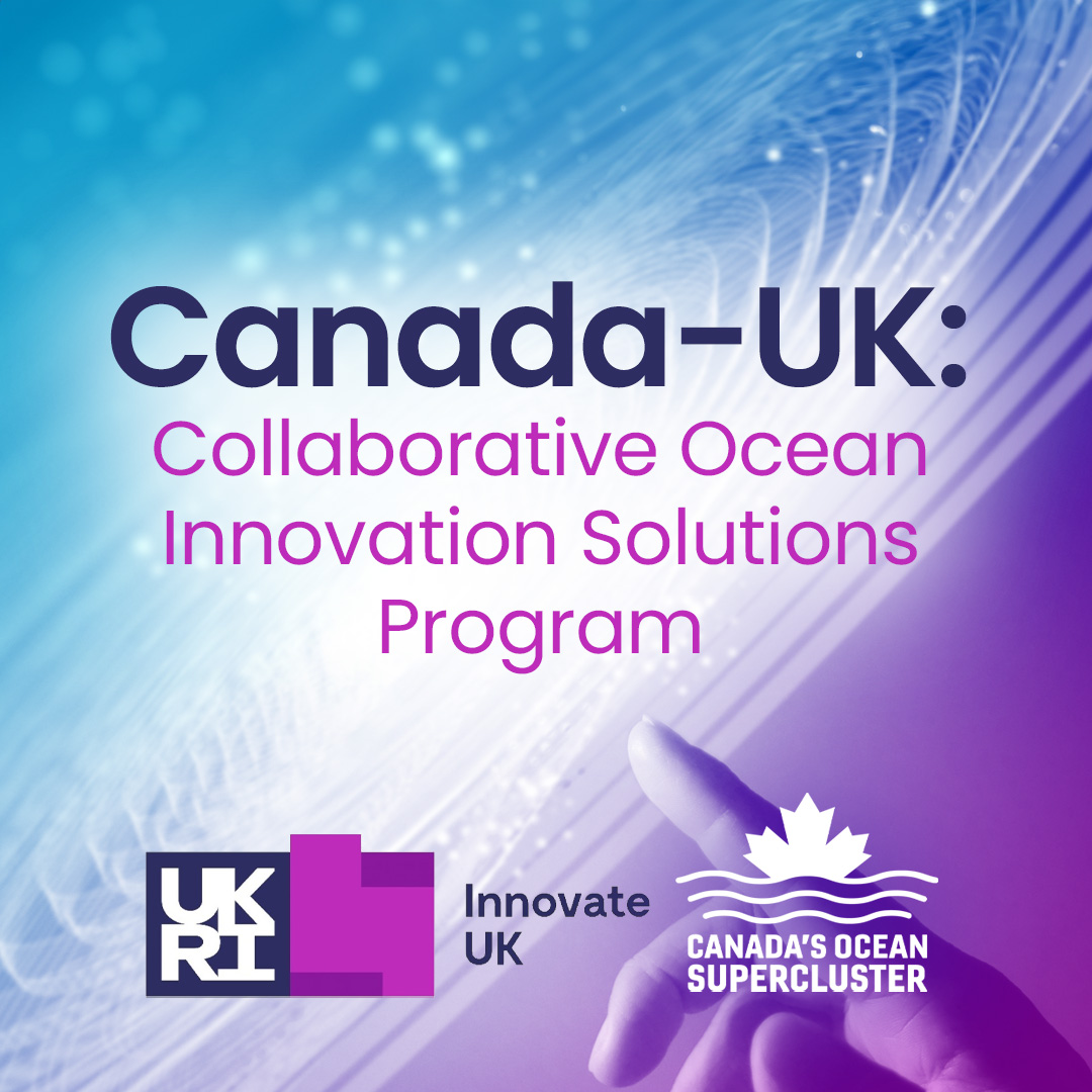 Canada’s Ocean Supercluster and Innovate UK team up for their first-ever joint call for ocean innovation solutions! The Canada-UK: Collaborative Ocean Solutions Program will invest up to £4 million in projects. OSC: tinyurl.com/p62ajf7t UK: tinyurl.com/3at7fm6w @ISED_CA