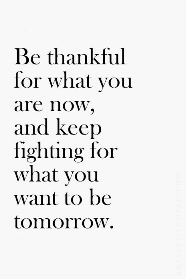 Be thankful ❤️
