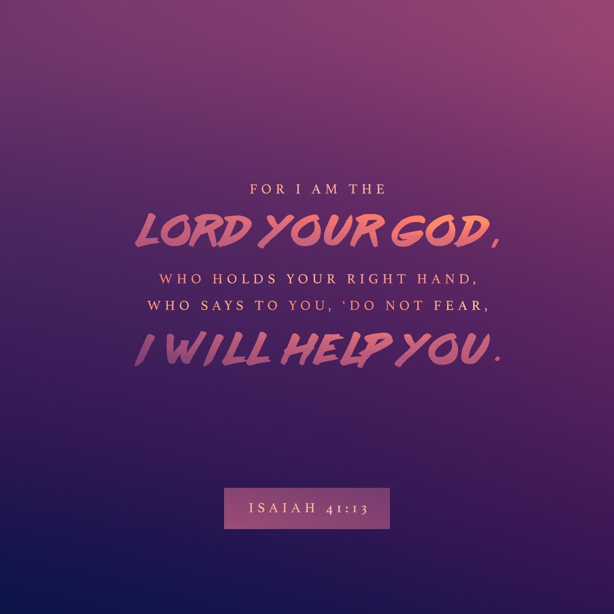 Lonnikins's tweet photo. Morning all 😊💜🖖🏽 ... in purple even! 😄

“For I am the Lord your God who takes hold of your right hand, Who says to you, ‘Do not fear, I will help you.’
Isaiah 41:13 NASB2020

https://t.co/IMz5i6STGY https://t.co/dNEpyzJJaN