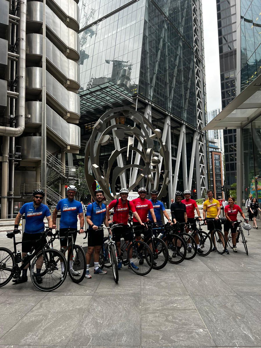 GenasysTech's tweet photo. Stage 1 is a wrap.
 
Thank you to all the riders for joining us on the first day of the 2023 Tour de Insurtech for a very scenic route around London, led by @edgaze 
 
#TourdeInsurtech https://t.co/W1Bgflq6VK