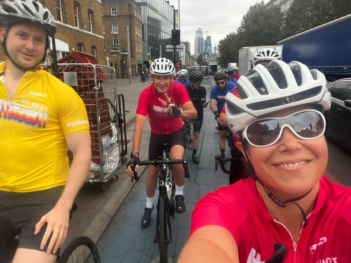 GenasysTech's tweet photo. Stage 1 is a wrap.
 
Thank you to all the riders for joining us on the first day of the 2023 Tour de Insurtech for a very scenic route around London, led by @edgaze 
 
#TourdeInsurtech https://t.co/W1Bgflq6VK