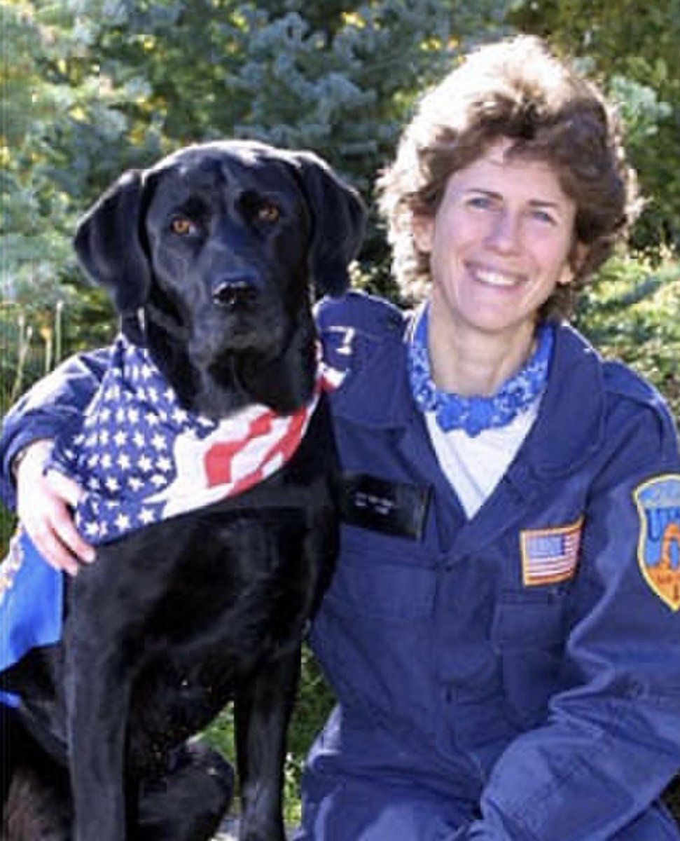 Jake was living as a stray with a broken leg and an injured hip when Mary Flood, a Utah Task Force dog handler, rescued him.

He went on to become one of America’s most celebrated dog heroes, helping to serve his country in the devastation of 9/11 and later Hurricane Katrina.