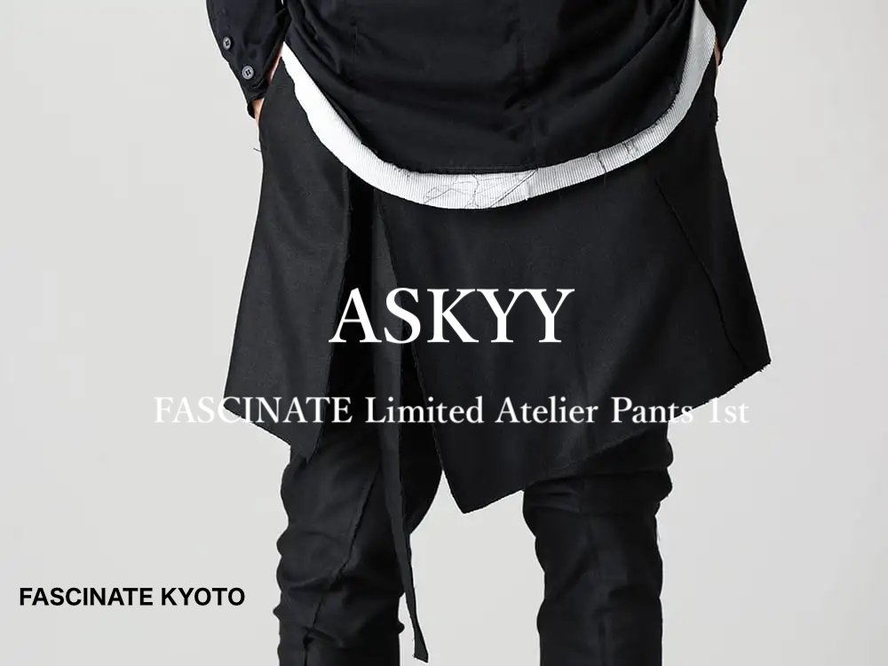 TheR_Osaka's tweet photo. 【BLOG UP DATE】
#ASKYY FASCINATE別注 #アトリエパンツ 1st × ドッキング チュニック BLACKスタイル!
今回はご予約受付中の「別注アトリエパンツ1st」を軸に同ブランドのチュニックシャツを合わせたコーディネイトをご紹介!ぜ��チェックを!
#アスキー #mrchildren
https://t.co/Q6wyHSsi2c https://t.co/5aMsPiM0Ta