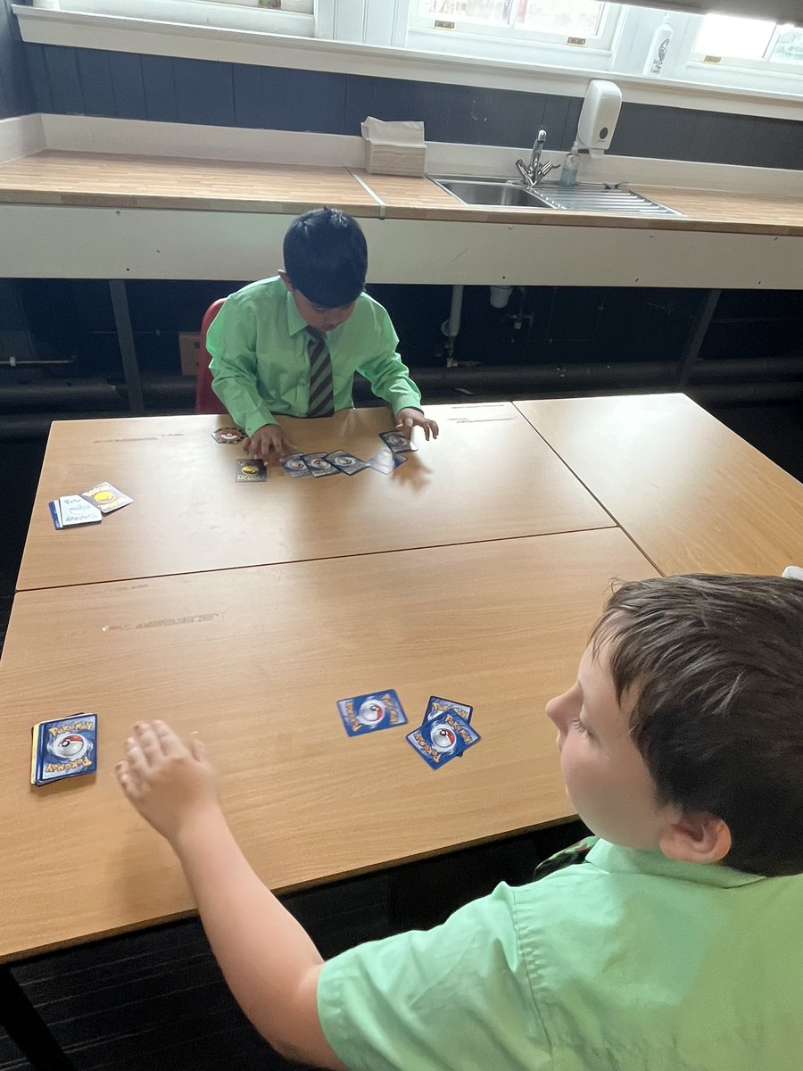 Drawing, playing, trading &amp; battling! We love our lunchtime Pokémon Club! ❤️ <a href="/St_Denis_PS/">St Denis’ Primary</a> <a href="/PokemonNewsUK/">Pokémon UK</a>