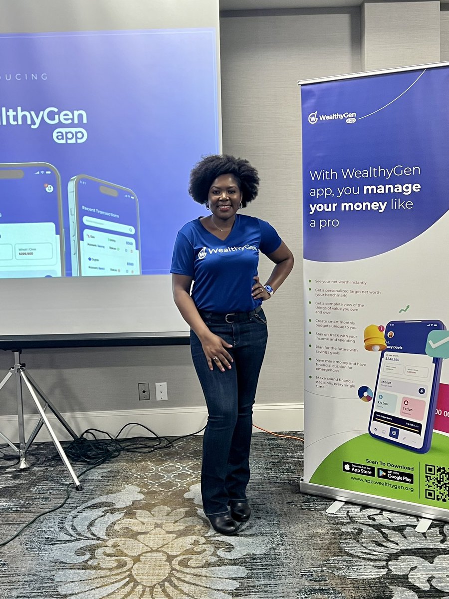 drcharitye's tweet photo. The WealthyGen App is officially launched ππ. Download this revolutionary app today and start taking your finances to the next level. https://t.co/Fbnb2d0OjF
#drCharitySpeaks #WealthyGen #WealthygenApp #fintech #financetracker #networthtracker #moneymanagement #applaunch https://t.co/keLGZedgud