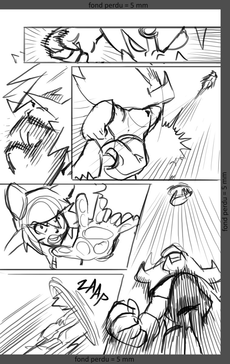 Je ne peux pas vous montrer ce sur quoi je bosse en ce moment, (c'est secret défense lol) mais voici à quoi ressemblaient mes storyboards du tome 5 de Wakfu, tout en digi. 🙂 https://t.co/A4pkhobO1t 