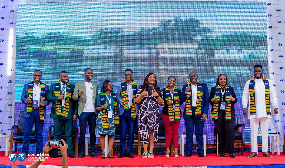 Standard Weave is proud to provide Kente stoles for @spe_ghana at the SPE Annual Students’ Congress 2023 #WhyWeWeave #WeAreSPE