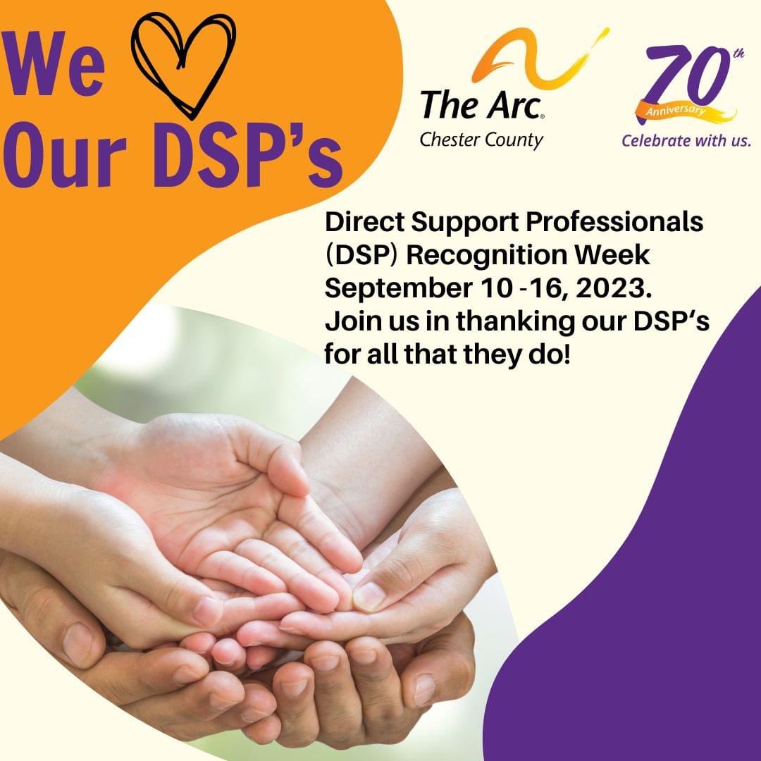 It’s Direct Support Professionals Week! (DSP)We are so grateful for our DSP’s.  Celebrate them with us!