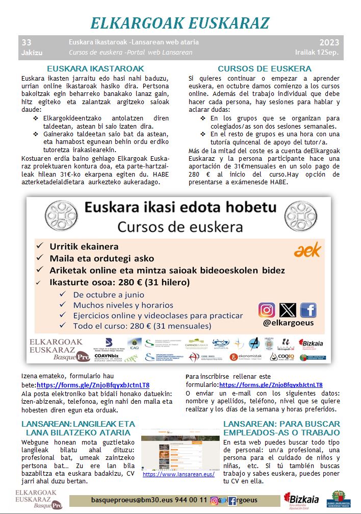 Elkargoak Euskaraz tweet media