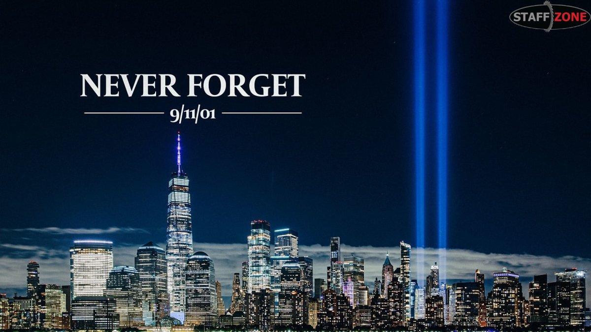 Staff_Zone's tweet photo. May we never forget. 

Even the smallest act of service, the simplest act of kindness, is a way to honor those we lost and reclaim that spirit of unity that followed 9/11.

https://t.co/vluwO07pAX https://t.co/6NaZlRkeLm