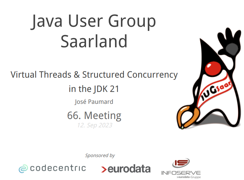 Java User Group Saarland tweet media
