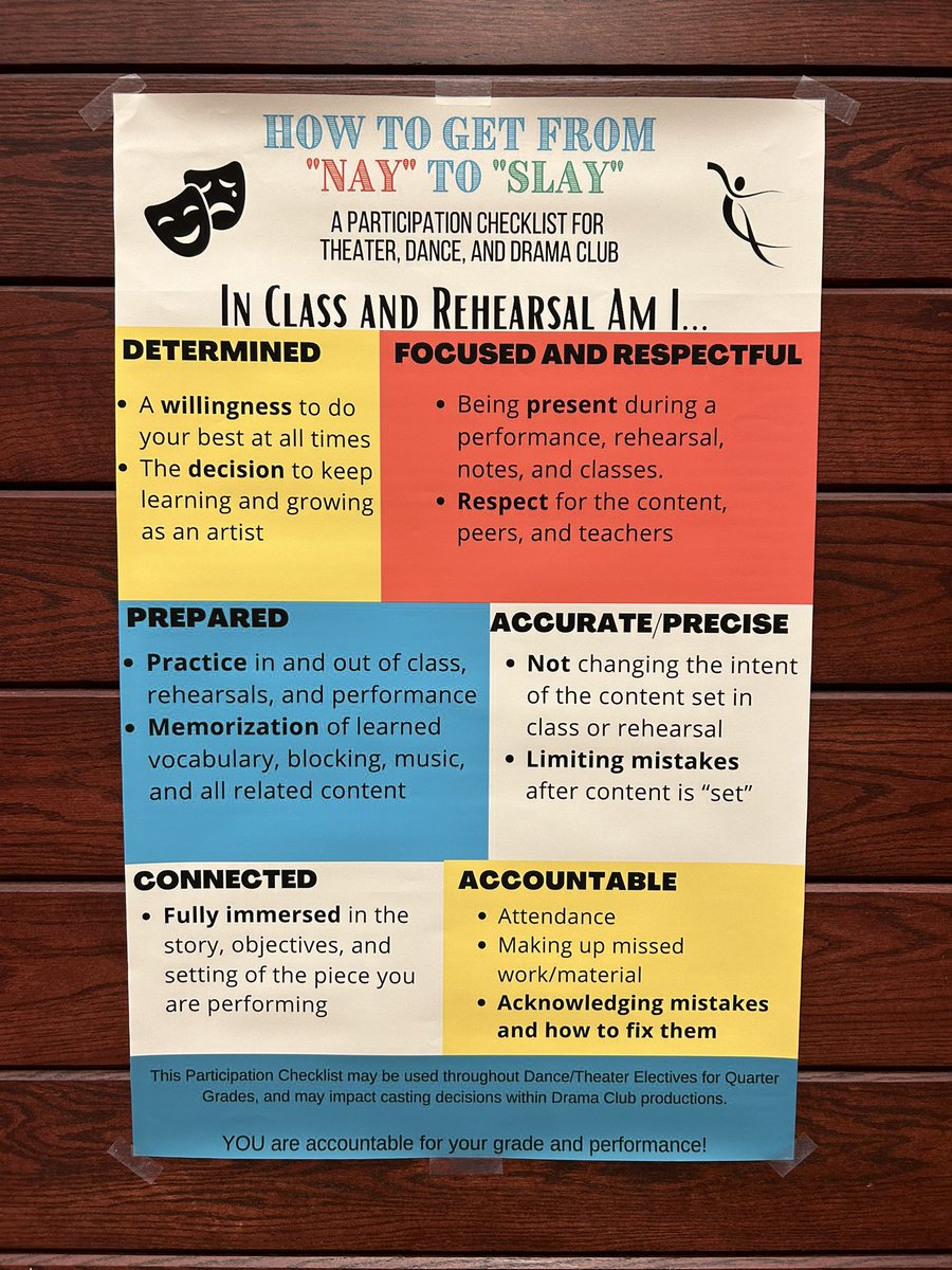 Theatre and Dance initiatives for the 23-24 School year!