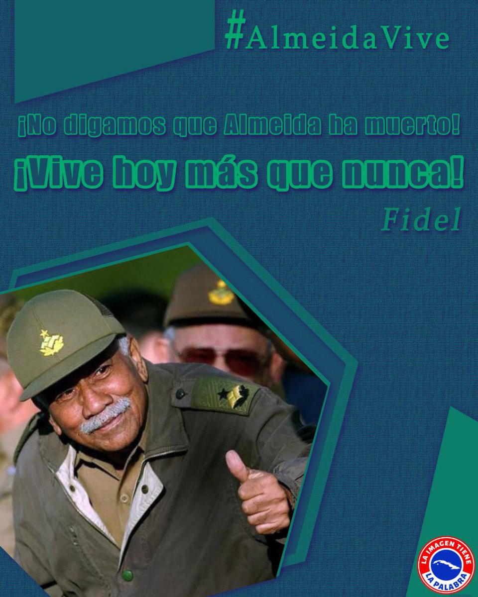 ¡Aquí no se rinde nadie ...!
#AlmeidaVive