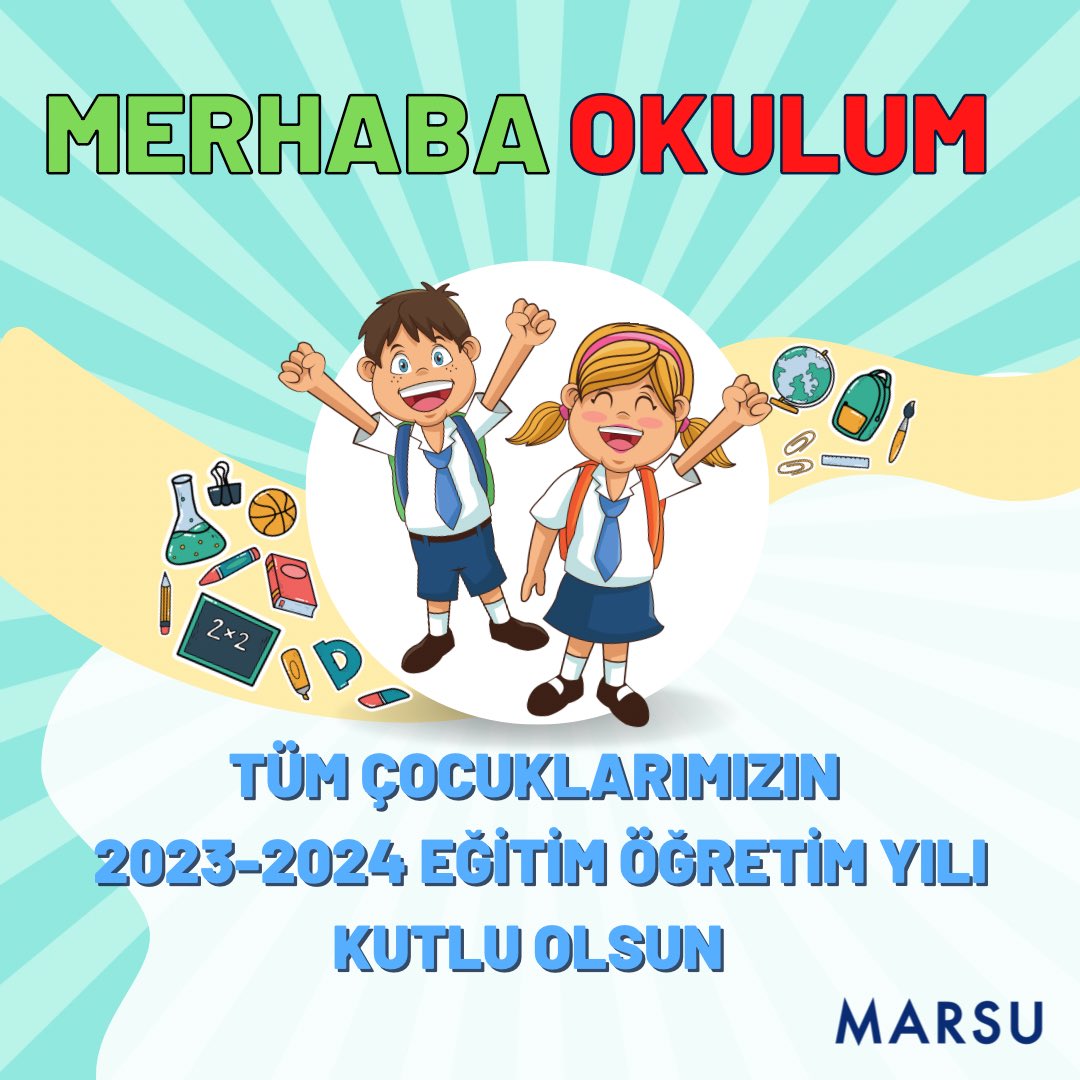 2023-2024 Eğitim Öğretim Yılımız kutlu olsun.