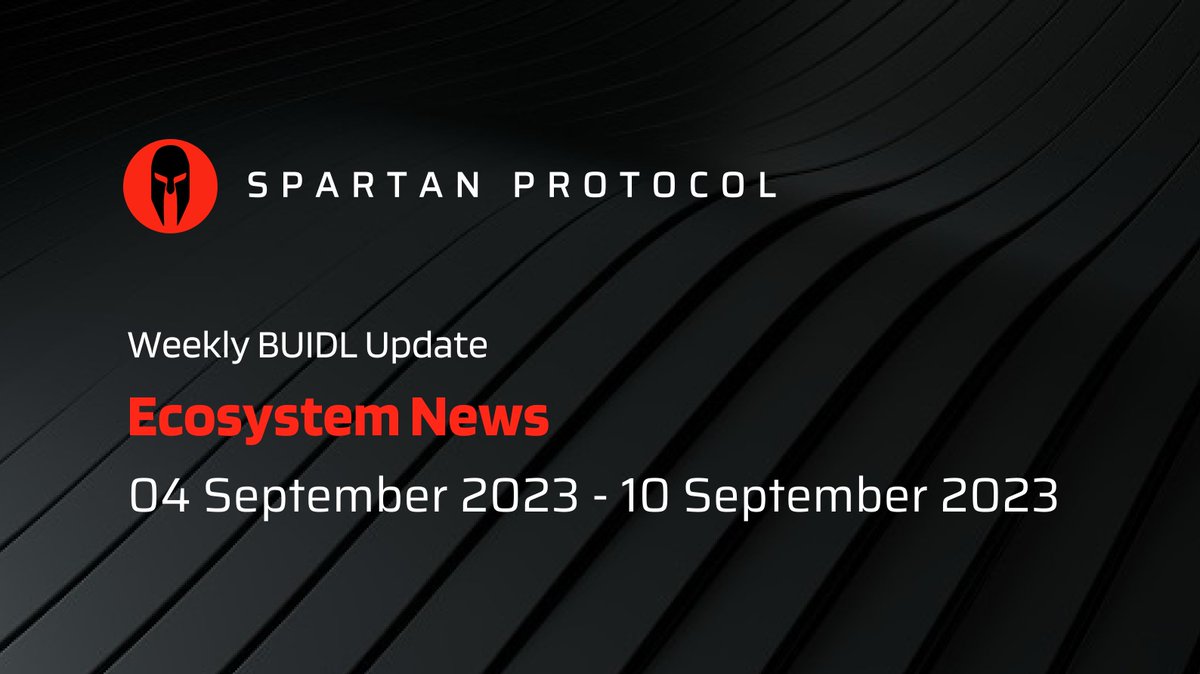 New $SPARTA article: blog.spartanprotocol.org/buidl-weekly-0… Welcome to another weekly wrap-up, Spartans! Thanks to all the community contributors and friends who helped Buidl, promote and support during the week! Read on for the update