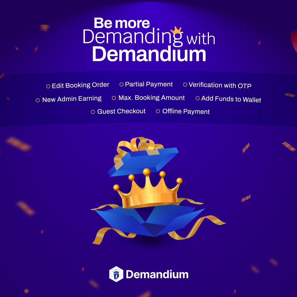 🆕 Exciting News!

The Demandium v2.1 just got better with smoother & smarter on-demand service management 😀!

It’s time for you to become more demanding with Demandium 🥳

👇Visit the link in the comments to explore the solution👇

#6amTech #Demandium #OnDemandServices